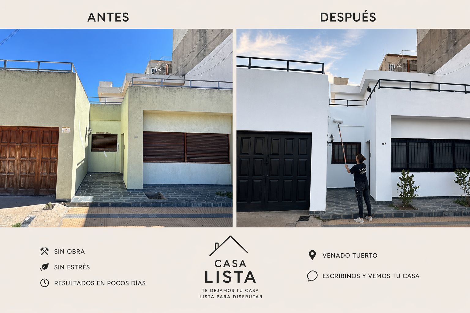 Frente renovado sin obra - Casa Lista Venado Tuerto